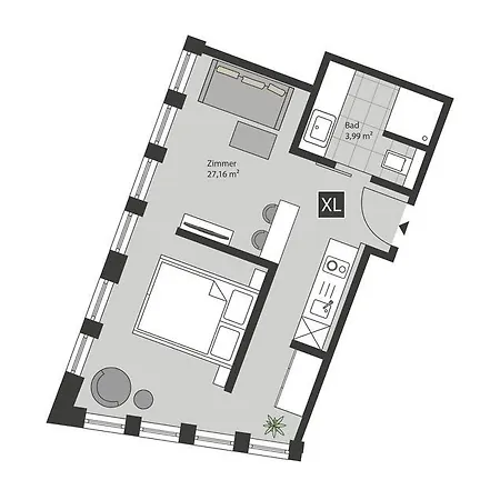 überfluss Private Wing Innenstadt 2* BRE